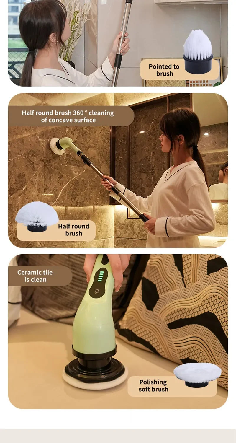 Cordless Spin Scrubber — Deep Clean Without Breaking a Sweat