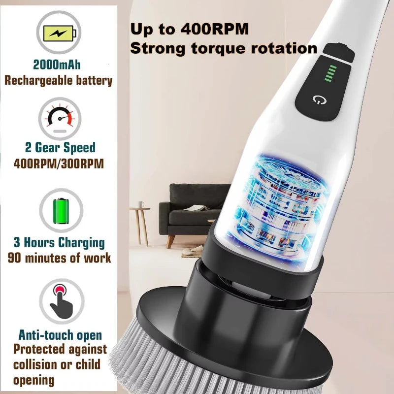 Cordless Spin Scrubber — Deep Clean Without Breaking a Sweat