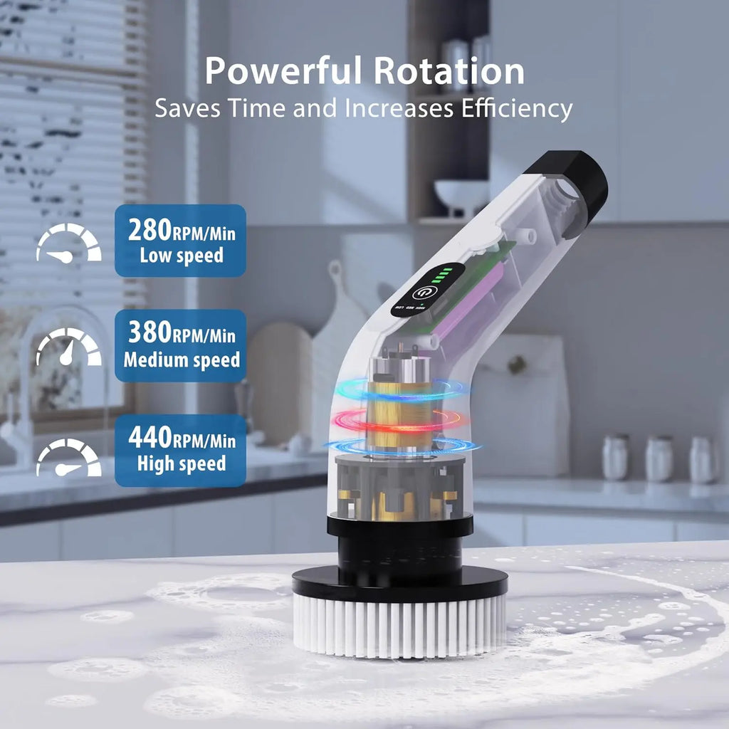 Cordless Spin Scrubber — Deep Clean Without Breaking a Sweat
