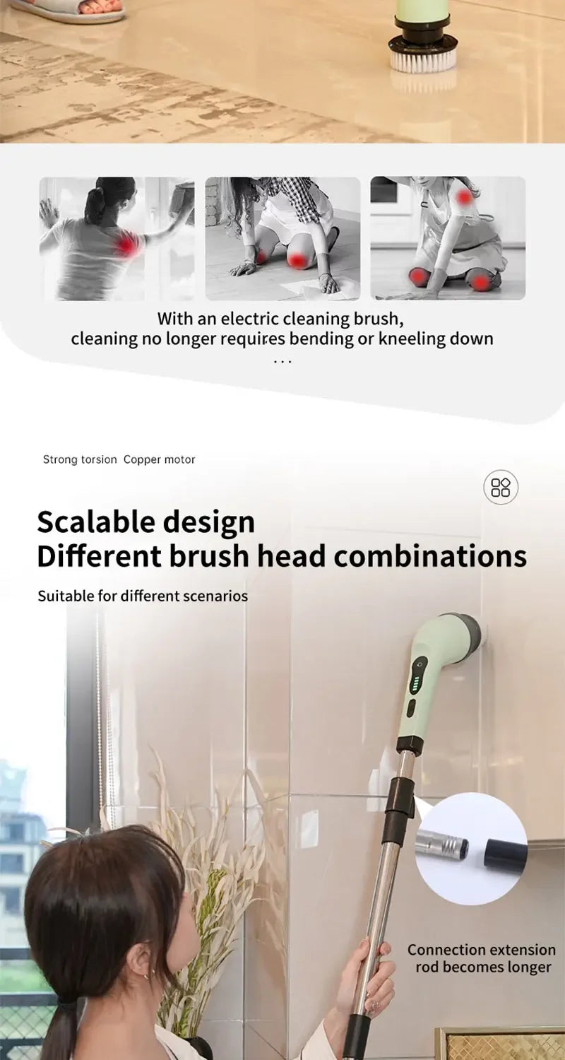 Cordless Spin Scrubber — Deep Clean Without Breaking a Sweat